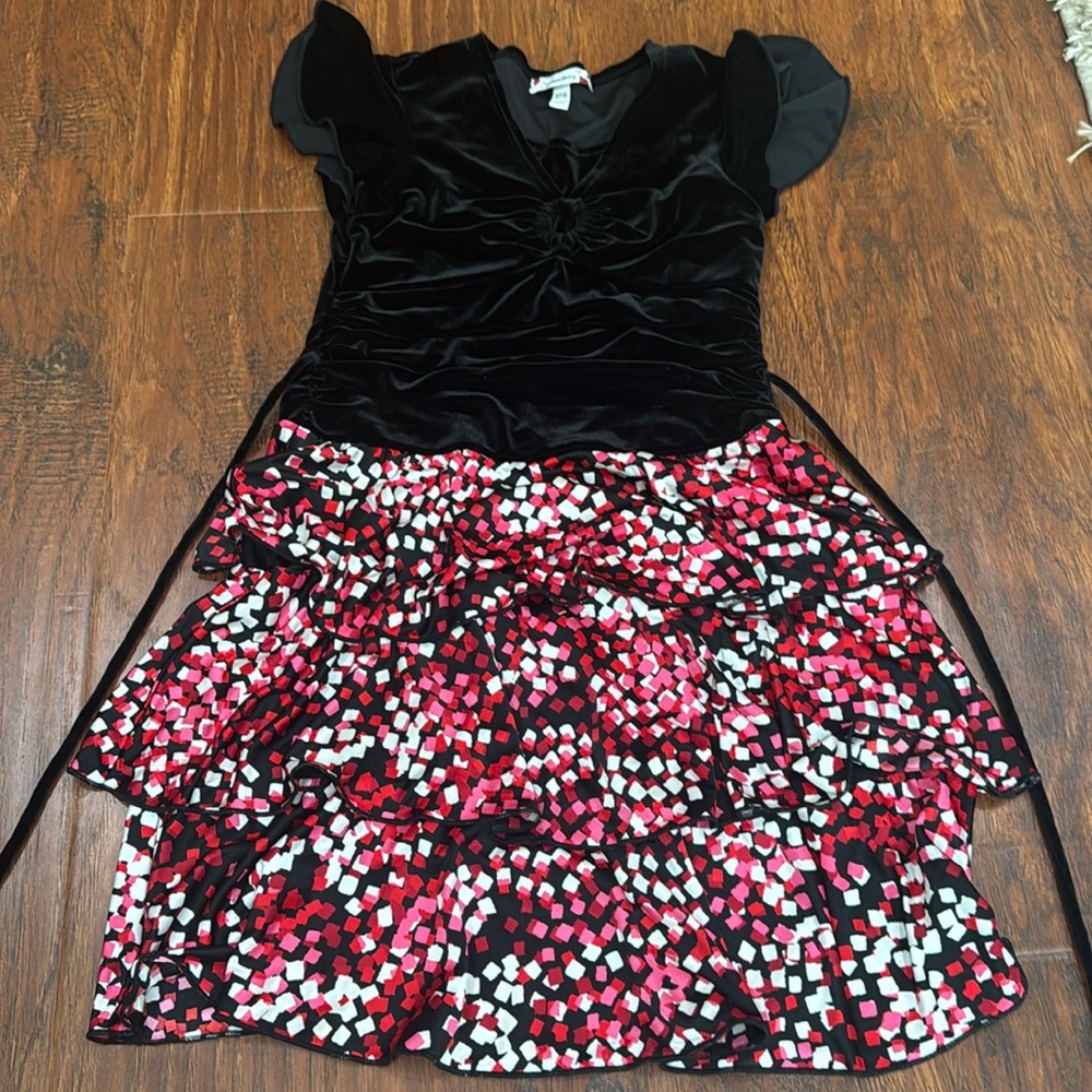 Speechless valentine confetti dress